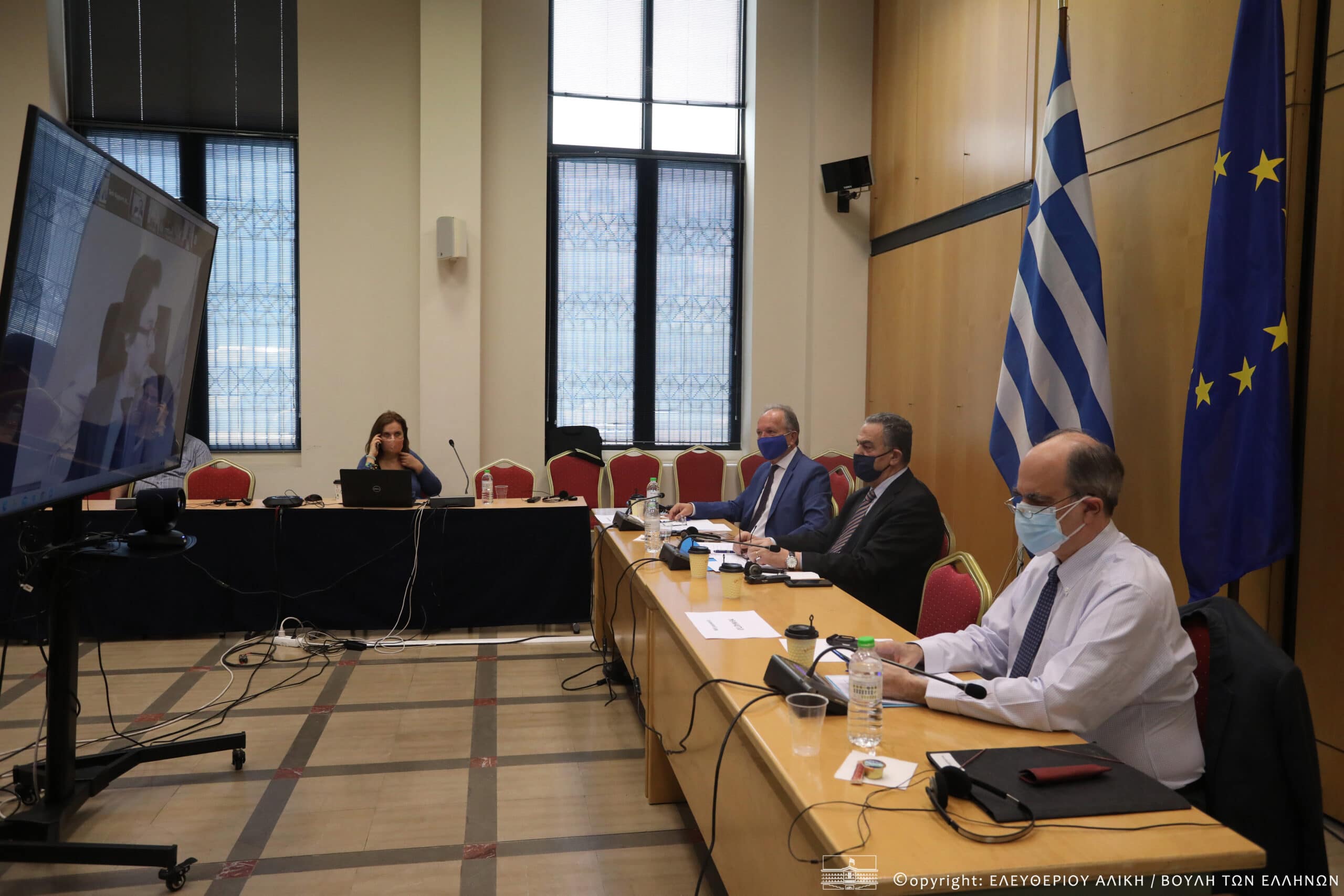 Τηλεδιάσκεψη της Κοινοβουλευτικής Ομάδας Φιλίας Ελλάδας-Εσθονίας με την αντίστοιχη του Κοινοβουλίου της Εσθονίας