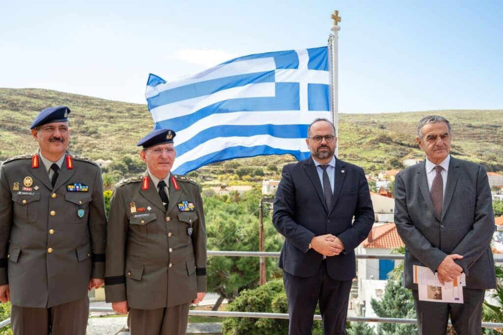 Στις εκδηλώσεις για την 114η επέτειο απελευθέρωσης του Αγίου Ευστράτιου ο Χαράλαμπος Αθανασίου